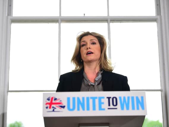 Defence Secretary Penny Mordaunt speaks during the launch of Foreign Secretary Jeremy Hunt's campaign in central London to become leader of the Conservative and Unionist Party and Prime Minister.