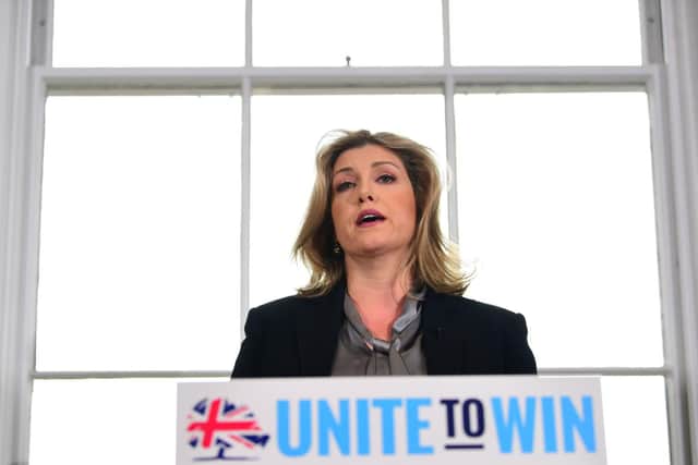 Defence Secretary Penny Mordaunt speaks during the launch of Foreign Secretary Jeremy Hunt's campaign in central London to become leader of the Conservative and Unionist Party and Prime Minister.
