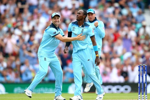 Jofra Archer has been producing fireworks for England. Picture: Jordan Mansfield/Getty Images