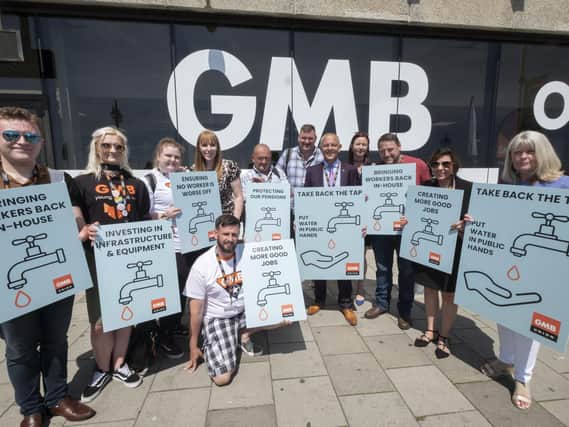 England, UK . 3.6.2018. Brighton . GMB Congress Sunday. Take Back the Tap Campaign. Photo licensed to GMB for distribution for publication free of charge in connection with the campaign, all other rights reserved.
Copyright 2018 Andrew Wiard
T: +44 (0) 7973 219201
W: www.reportphotos.com
E: andrew@reportphotos.com