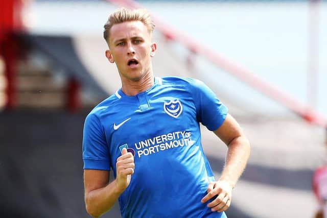 Adam May is seeking to secure his Pompey future as he bids to shine at loan club Swindon. Picture: Joe Pepler