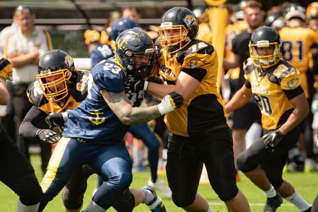Portsmouth Dreadnoughts were narrowly beaten by the Hertfordshire Cheetahs at Hooks Lane. Picture: Keith Woodland (090619-575)