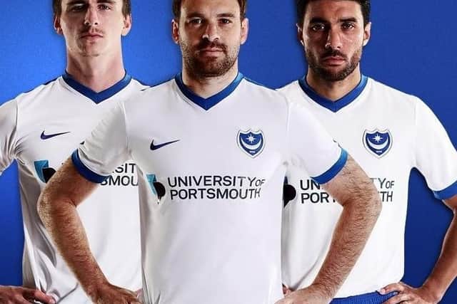 Pompey's away shirt for the 2018-19 season Picture: Portsmouth FC