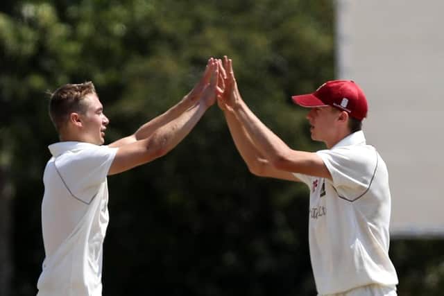 Fareham & Crofton duo Luke Cornish, left, and Ben White. Picture: Chris Moorhouse