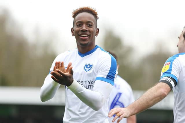 Millwall are not giving up their pursuit of Pompey's Jamal Lowe. Picture: Joe Pepler