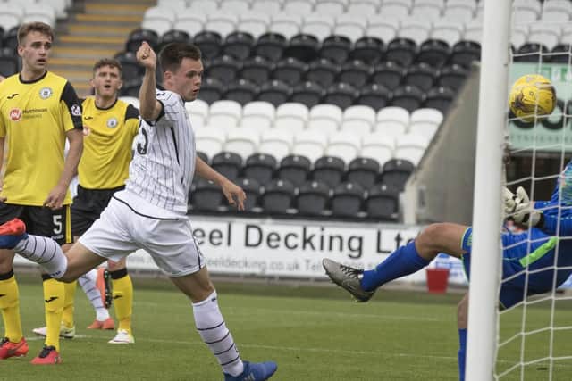 Lawrence Shankland is on Pompey's striking hit-list Picture: Steve Welsh/Getty Images.