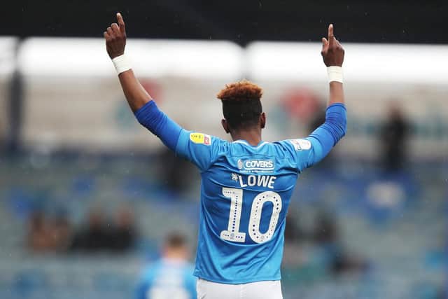 Pompey winger Jamal Lowe