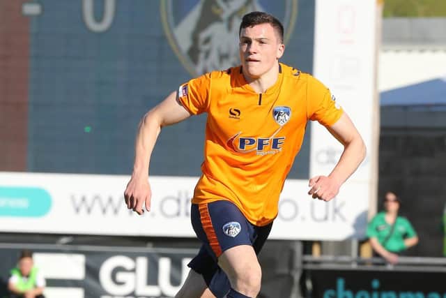 Pompey target George Edmundson. Photo by Pete Norton/Getty Images.