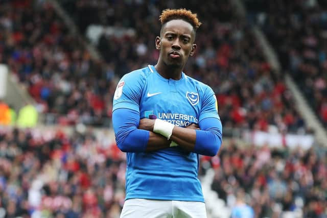 Pompey winger Jamal Lowe