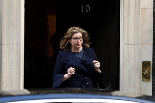 Defence secretary Penny Mordaunt  leaves Downing Street in March. Picture: Dan Kitwood/Getty Images