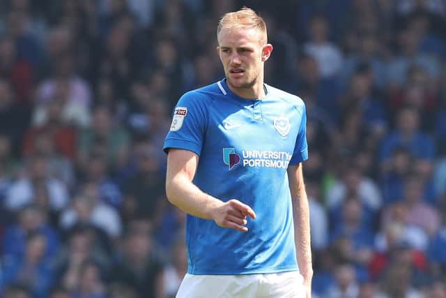 Pompey defender Matt Clarke  Picture: Joe Pepler