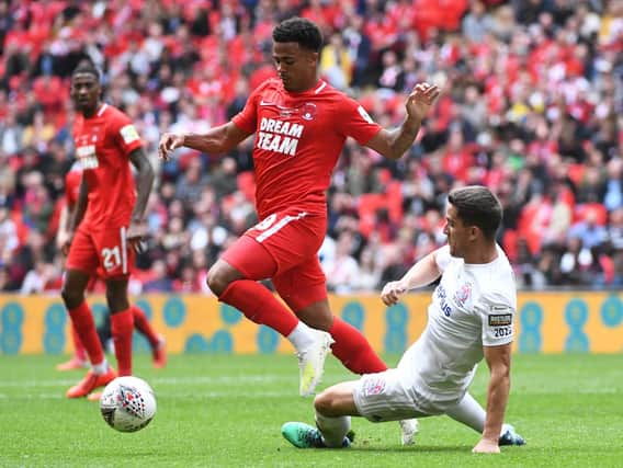 Josh Koroma of Leyton Orient (left). Picture: George Wood/Getty Images