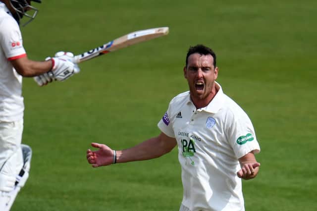 Hampshire's Kyle Abbott performed well with the ball before it all went wrong on day two. Picture: Harry Trump/Getty Images