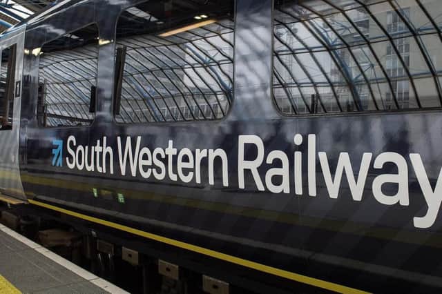 A South Western Railway train. Picture: Victoria Jones/ PA Wire