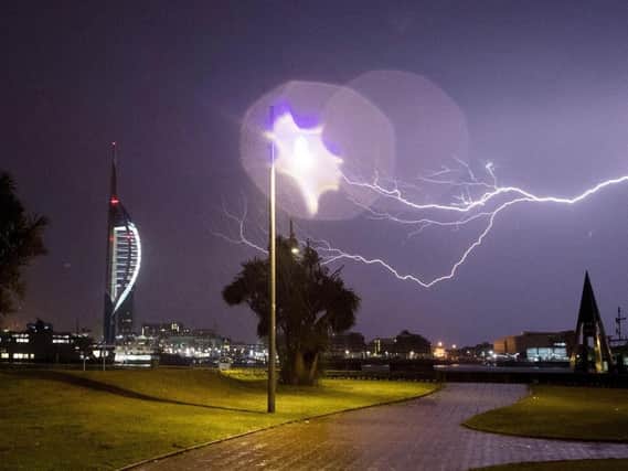 A weather warning has been issued to the Portsmouth area over the next day. Picture: Steve Parsons/PA Wire