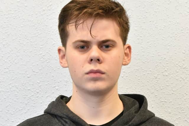 Oskar Dunn-Koczorowski, 18, who has been handed an 18-month detention and training order after he admitted two counts of encouraging terrorism at the Old Bailey. Picture: West Yorkshire Police/PA Wire