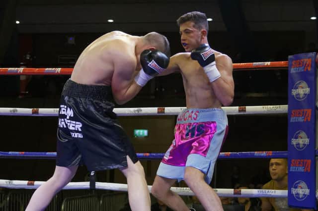Lucas Ballingall is confident his fight for the Southern Area title can be a springboard towards his mission to become a Portsmouth boxing great. Picture: Neil Marshall (1713340-659)