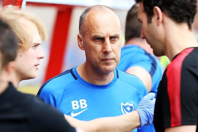 Pompey head physio Bobby Bacic. Picture: Joe Pepler