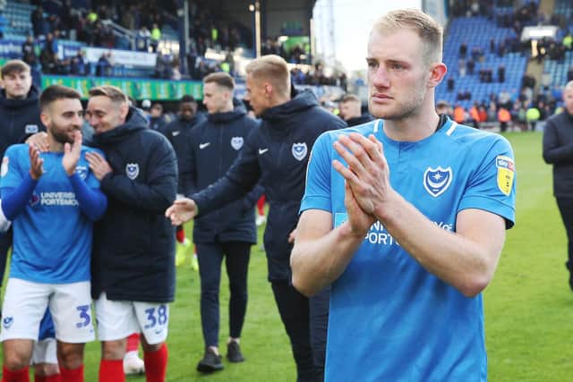 Pompey defender Matt Clarke