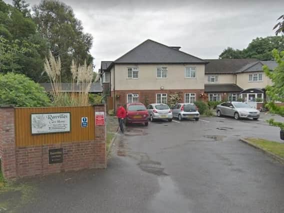 Ranvilles Nursing & Residential Home, which has been rated 'inadequate' by the Care Quality Commission.