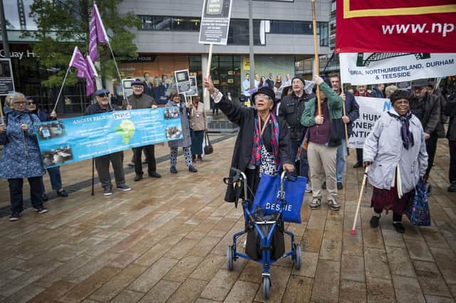 Campaigners have already staged rallies outside BBC Media City in Salford, Greater Manchester. Now they will be holding a rally in Portsmouth's Gunwharf Quays shopping centre. Photo: Danny Lawson/PA Wire