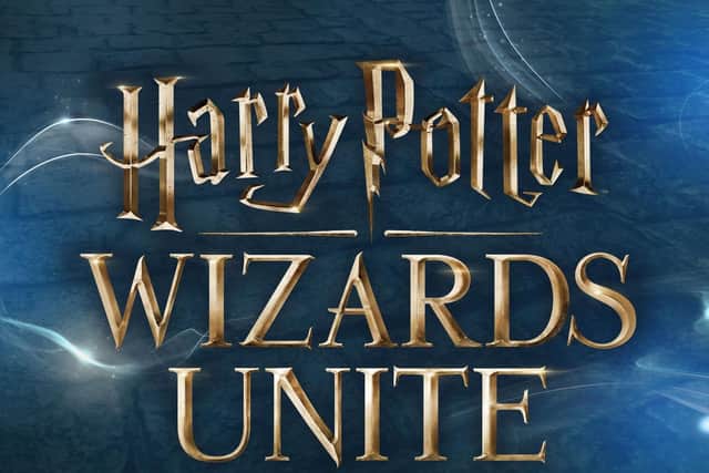 Logo for the new Harry Potter: Wizards Unite augmented reality game inspired by Pokemon Go. Picture: Niantic/PA Wire