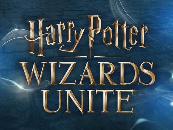 Logo for the new Harry Potter: Wizards Unite augmented reality game inspired by Pokemon Go. Picture: Niantic/PA Wire