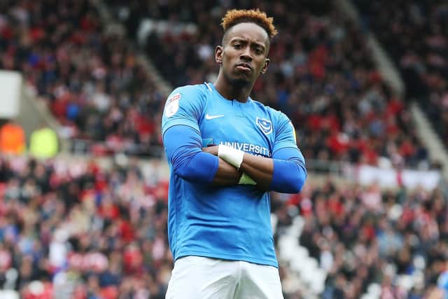 Pompey winger Jamal Lowe