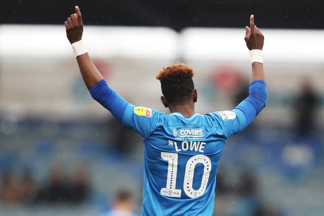 Pompey winger Jamal Lowe