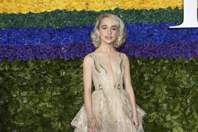 The second most popular girls name so far in 2019 is Sophia - like the US actress Sophia Anne Caruso picture arriving at 73rd annual Tony Awards at Radio City Music Hall on Sunday, June 9, 2019, in New York.