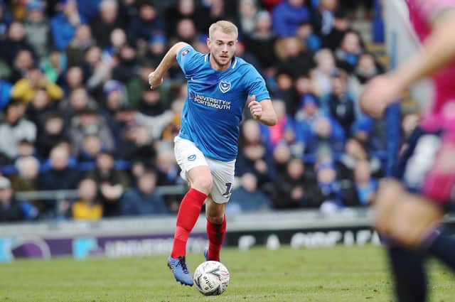 Jack Whatmough is expected to return to Pompey duty in February. Picture: Joe Pepler