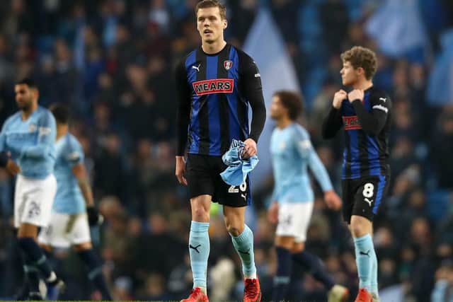 Pompey have signed Sean Raggett, who last season spent time at Rotherham, on loan from Norwich. Picture: Clive Brunskill/Getty Images