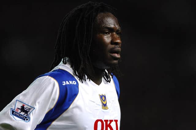 Pompey defender Linvoy Primus