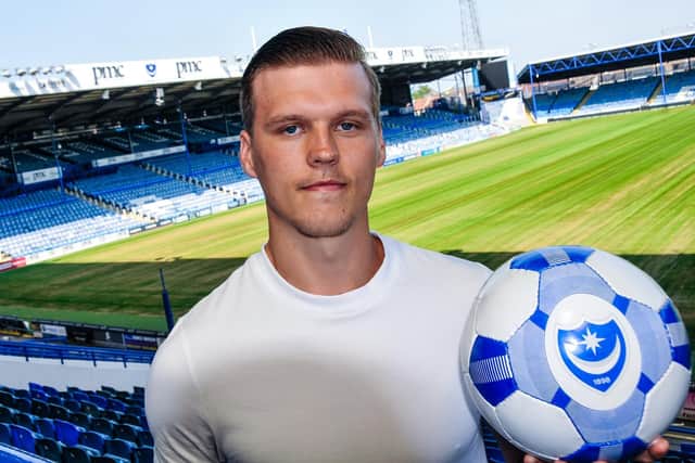 Pompey new-boy Sean Raggett Picture: Colin Farmey/Portsmouth FC