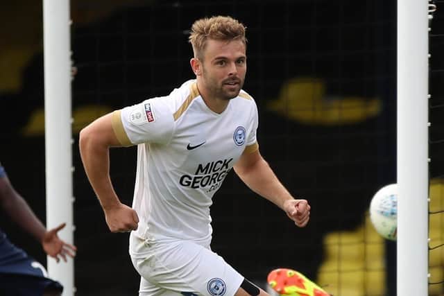 Peterborough United striker Matt Godden