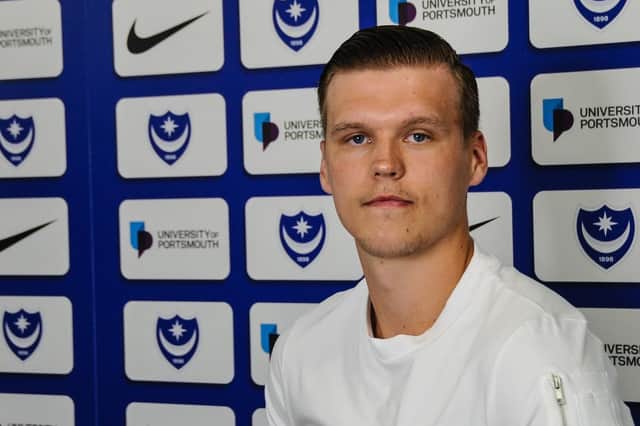 New signing Sean Raggett will be the last addition - until a player departs Fratton. Picture: Colin Farmery/Portsmouth FC