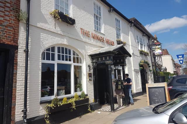 Looking out on to The Square from the front and boasting a beer garden to the rear, this is a pleasant place to spend a sunny afternoon or evening