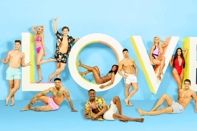 Love Island star Joe Garratt (back row) is coming to Pryzm in Portsmouth. Picture: Joel Anderson/ ITV