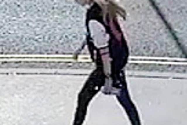 CCTV footage of Lucy McHugh which has been shown to the jury at Winchester Crown Court. Picture: Hampshire Constabulary/PA Wire