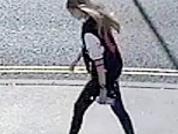 CCTV footage of Lucy McHugh which has been shown to the jury at Winchester Crown Court. Picture: Hampshire Constabulary/PA Wire