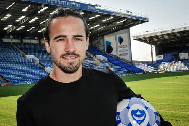 Ryan Williams has returned to Fratton Park to bolster options out wide. Picture: Colin Farmery