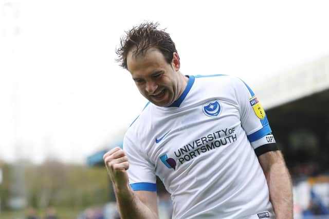 Pompey skipper Brett Pitman. Picture: Joe Pepler