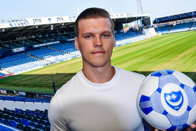 Sean Raggett has joined Pompey on a season-long loan from Norwich. Picture: Joe Pepler