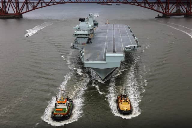 HMS Queen Elizabeth is on her next batch of sea trials before her second visit to the USA later this year. Photo: Royal Navy