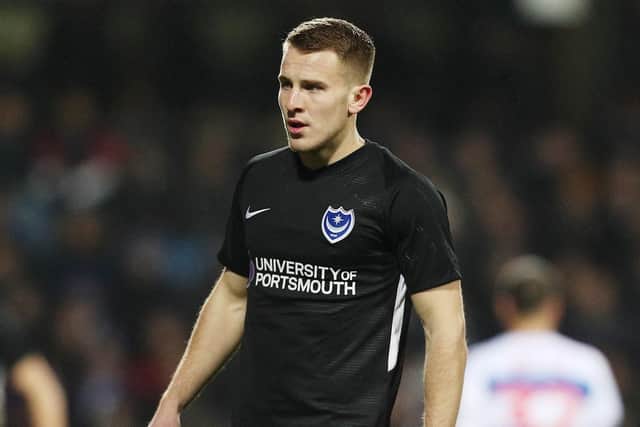 Bryn Morris missed the first day of Pompey pre-season training with a groin problem. Picture: Joe Pepler