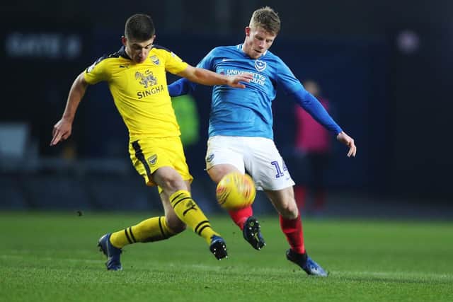 Pompey's Andy Cannon. Picture: Joe Pepler