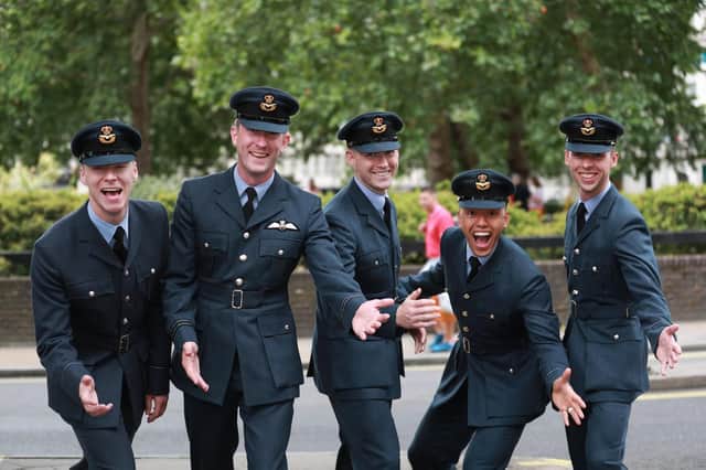 Royal Air Force (RAF) during Pride in London Parade. Photo: MoD