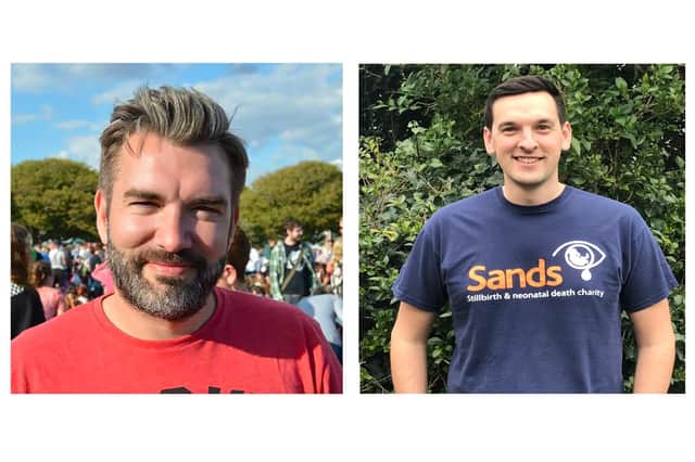 From left, Nick Lang and Peter Moseley, who are set to co-found the Sands United Solent Football team
