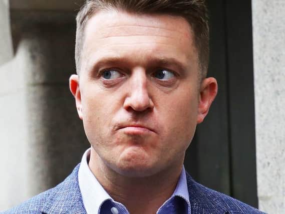 Tommy Robinson has begged Donald Trump to grant him asylum in the US. Picture: Aaron Chown/PA Wire