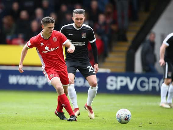 George Dobson of Walsall (left). Picture: Pete Norton/Getty Images